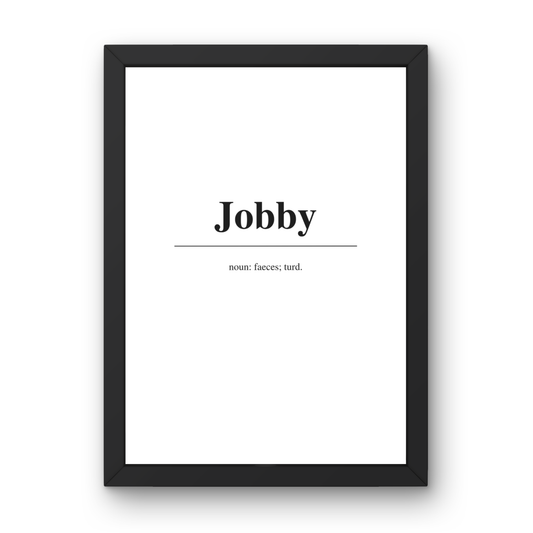 Jobby Definition