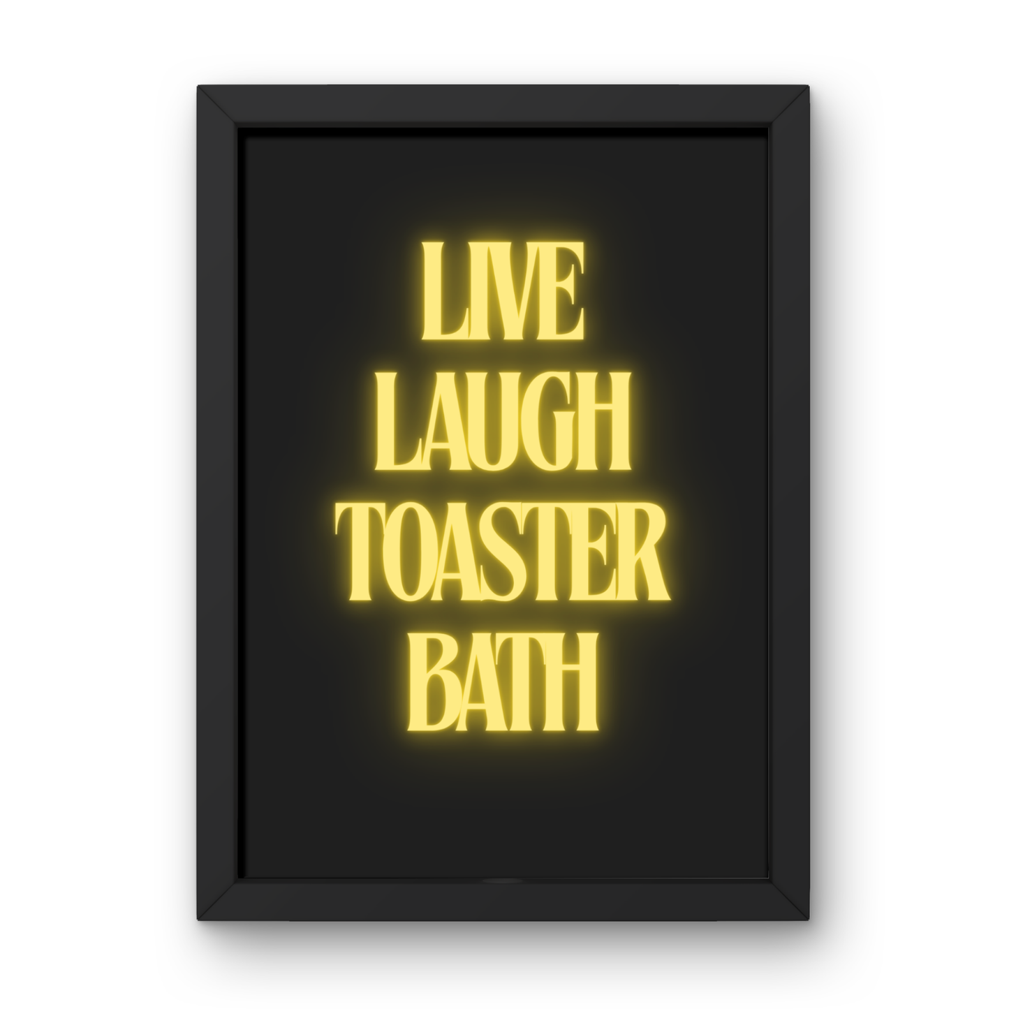 Live Laugh Toaster Bath