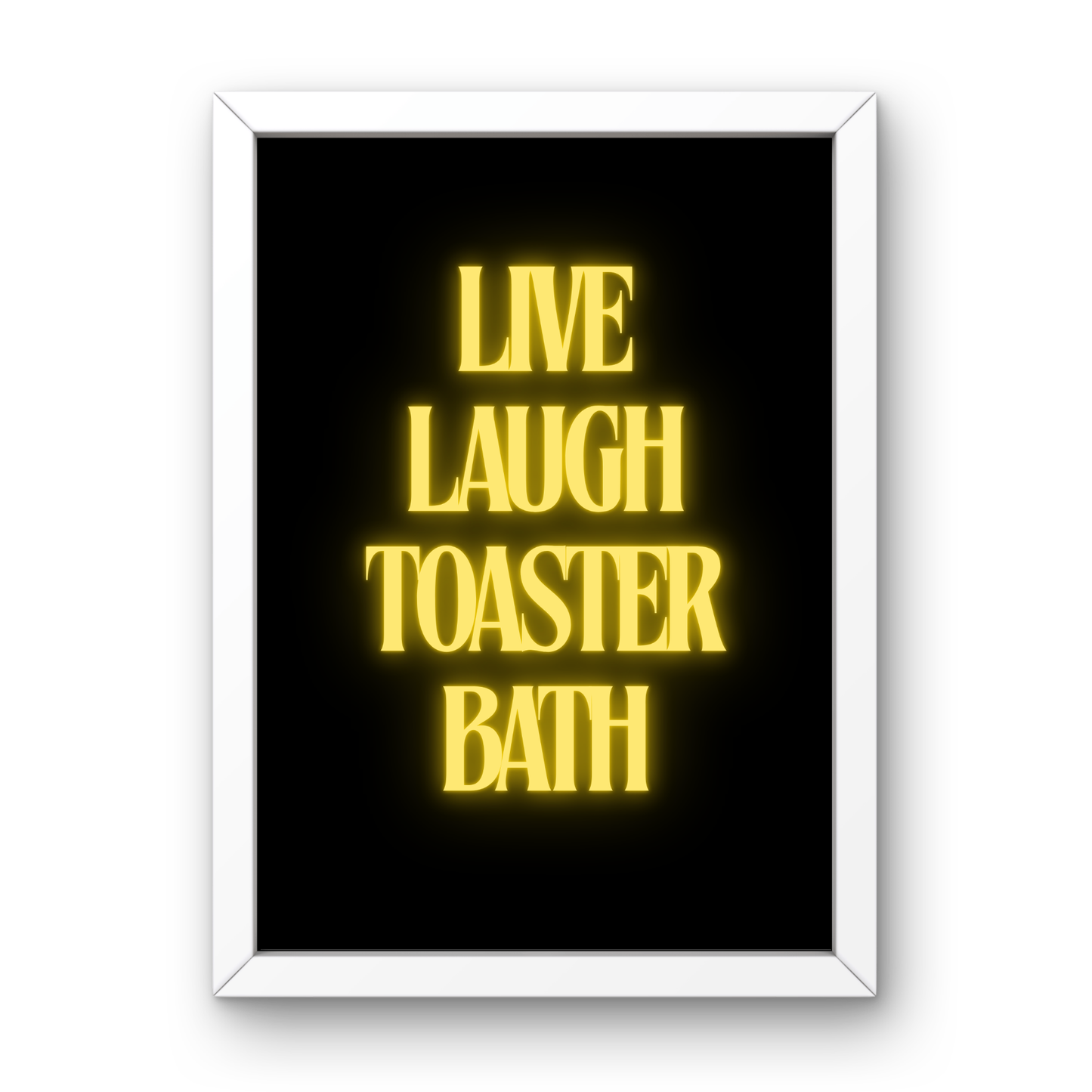 Live Laugh Toaster Bath