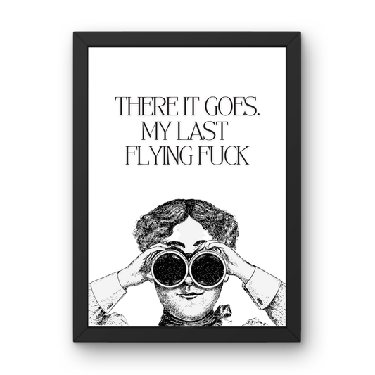 There Goes My Last Flying Fuck