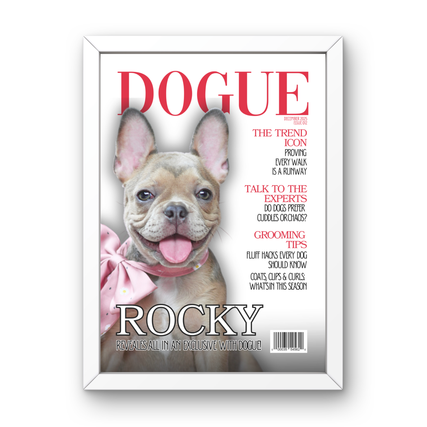 Pet Magazine Cover Print