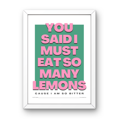 So Many Lemons