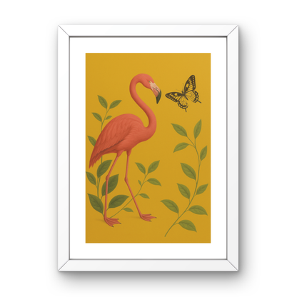 Flamingo & Butterfly